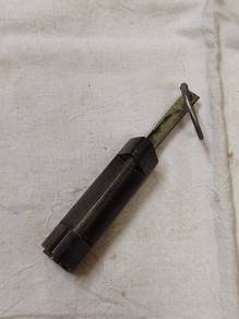 old padlock brass