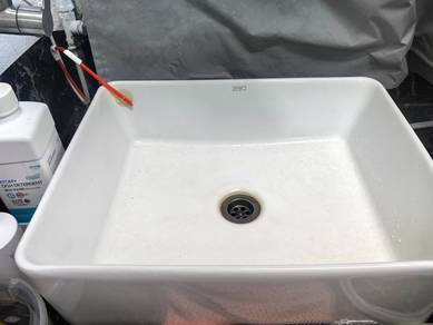 Used wash basin