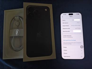 New🔥 iPhone 18 Pro Max 512GB Black Apple Warranty