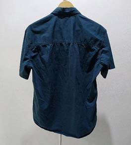 DUCATI Men's Logo Short Sleeve Shirt, Navy Blue