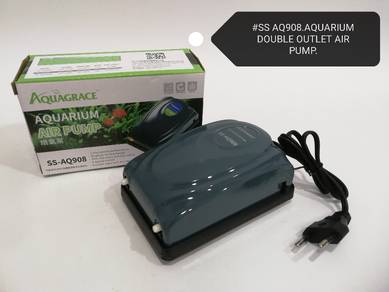 SS-AQ908 AquaGrace Aquarium Air Pump Double Output