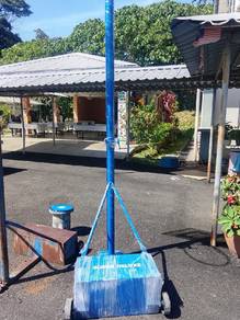 Moveable Volleyball Post with Weight Wheels 