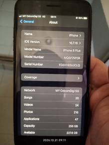 iPhone 8 Plus 256GB MYSET battery 100%