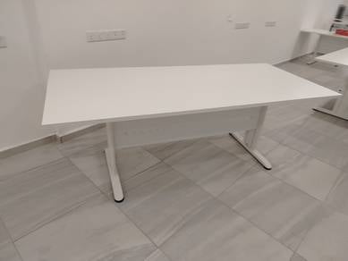 7FT White Solid Meeting Table TF800