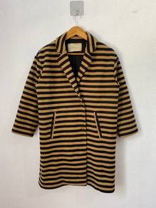 Stilconf Made in Italy Striped Coat