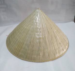 Straw Rice farmer hat bamboo frame light strong  草