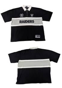 tshirt NFL Raiders half zipper *OVERSIZE