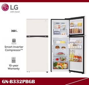 New LG GN-B332PBGB 335L inverter Refrigerator J1VN
