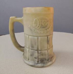 Vintage resin Anchor draft mug
