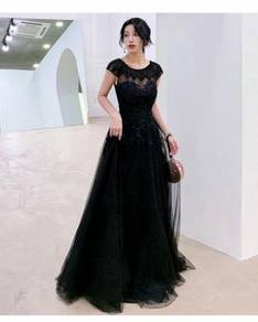 Black wedding bridal prom dress gown RBP1025