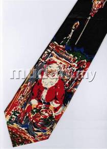 Christmas Cartoon Novelty Fancy Neck Tie 20