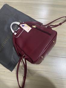 Pierre Cardin Red Back Pack / Handbag