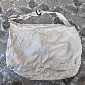 cotton canvas crossbody shoulder bag