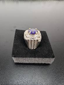 Cincin Permata Kecubung (Amethyst)