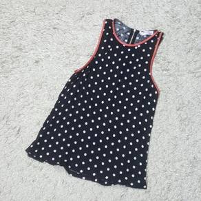 Zara Polka Dot Sleeveless Top