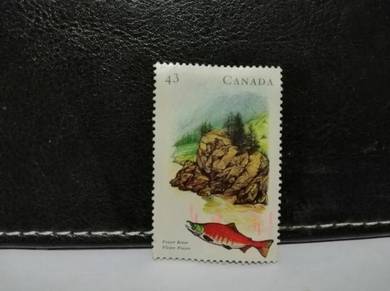 1993 Canada Stamp Fraser River Salmon fish