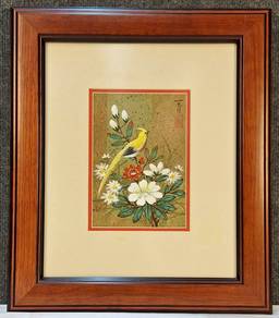 PROMORM75 Framed Watercolor painting