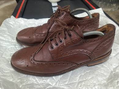 Clarks Wingtip Genuine Leather Office Shoes 9UK