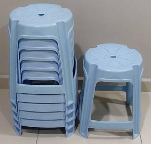 6pcs 3V Marble Blue Stools
