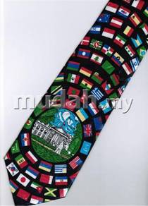 World Country Flag Novelty Fancy Neck Tie 3