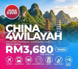 7H5M CHINA 4 WILAYAH With FLIGHT 