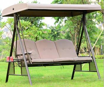 3 Seats Outdoor Swing Chair garden sofa bench 4