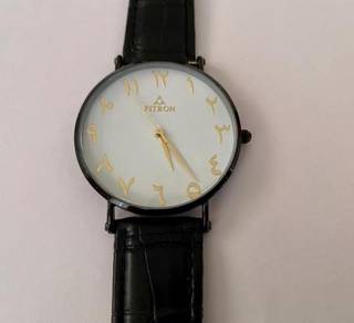Fitron Quartz Arabic Indicators Watch