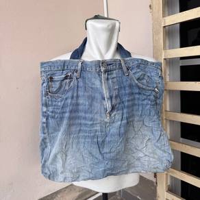 Handmade Denim Bag - Tote Bag - Upcycled Jean