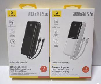 [NEW] Powerbank Baseus Lipow Dual Cable