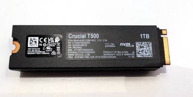 Crucial T500 PRO 1TB PCIe Gen4 NVMe M.2 SSD with H