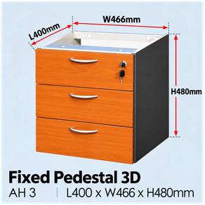 Kabinet Laci 3 Tingkat | Compact & Lock |