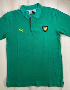 Puma Cameroon FA Green Collar Tee #CV Used