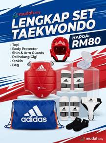 Set Lengkap Peralatan Latihan Taekwondo (Adidas)