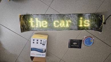 led sign car display 
