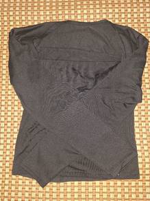 Body Fit Black Long Sleeve Top