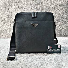 Prada Saffiano Logo Sling Bag
