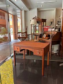 Authentic VINTAGE 1970s solid wood CURVED centre
