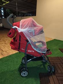 Stroller cherry with mosquito net