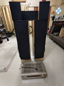 Yamaha Amplifier and Surrounded Speaker