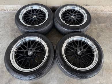 Rim bbs LM 19 inch harrier x70 cx5 cx9 tyr 90%