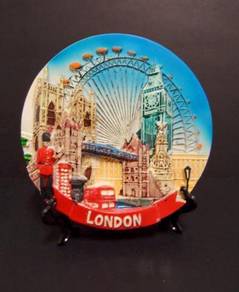 London Souvenir Plate - Ceramic 14cm (NEW)