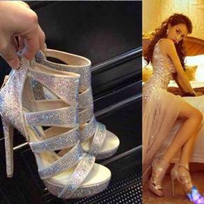 Diamond wedding prom high heels RBH0195