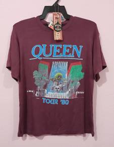 Rare Tshirt Band QUEEN TOUR 1980