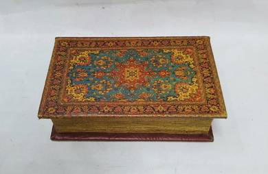 Faux Book Secret Stash Storage Box Hiding Place