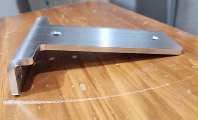 Wooden Plank Support Stainless Steel