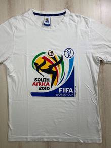2010 World Cup White Tee #BW3 Used