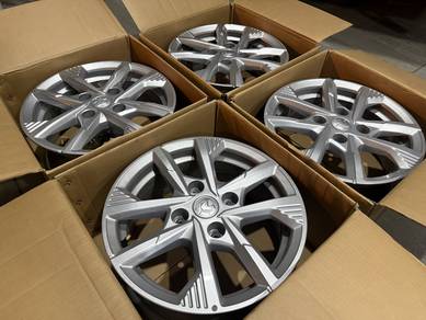4pcs Proton Saga MC3 Alloy Rims – Silver