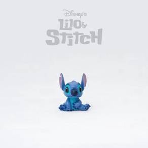 Lilo and stitch: sitting stitch plastic figure