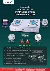 Stainless Steel Table Gas Stove (2-T81)