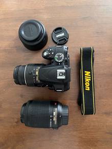 Nikon D3300 DSLR + 18-55mm + BONUS 55-200mm Lenses